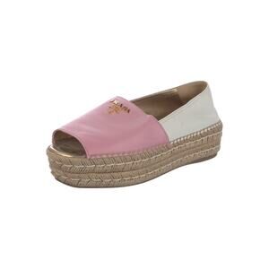 ❤️Prada Leather Platform Espadrilles❤️